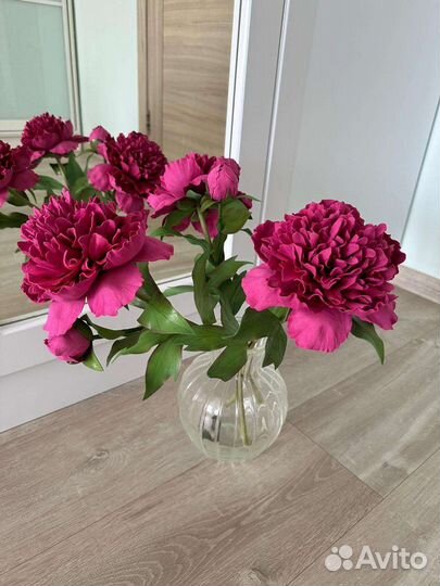 Пионы из фоамирана. Ручная работа