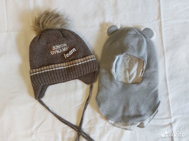 Зимние шапки на 3-5 лет