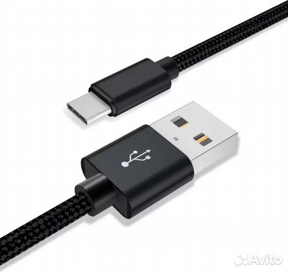 Кабель Mi Braided USB Type-C Cable 100см Black (SJ
