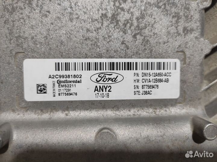 Эбу Ford Ecosport