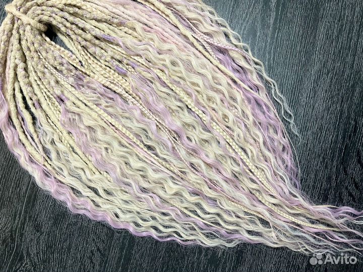 Комплект микс де дреды+де косы+де дредолоконы
