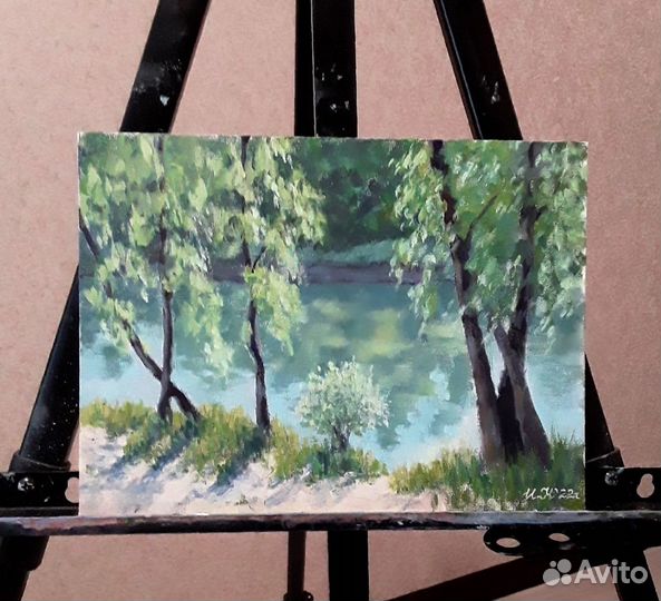 Картина гуашью