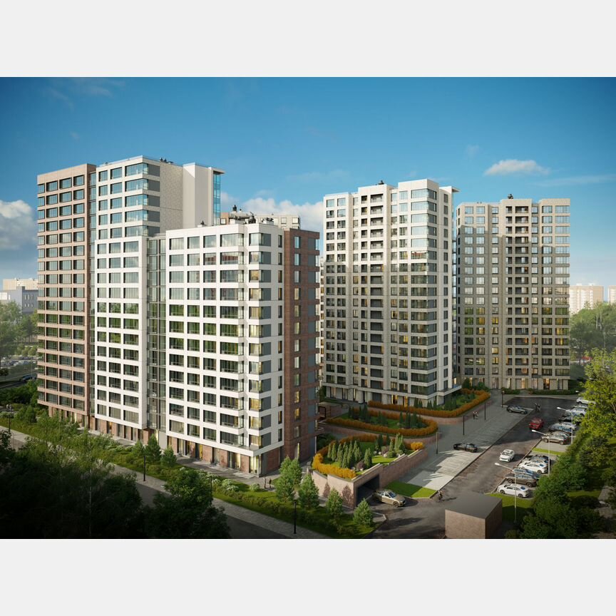1-к. квартира, 29 м², 12/18 эт.