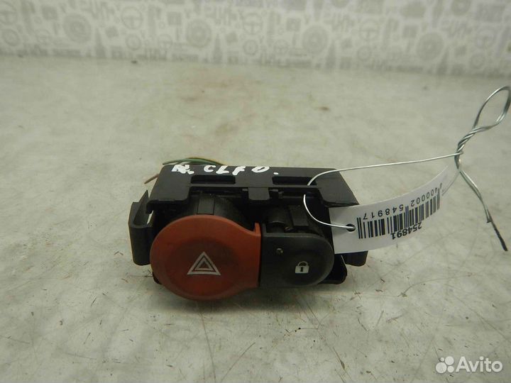 Кнопка аварийной сигнализации Renault Clio