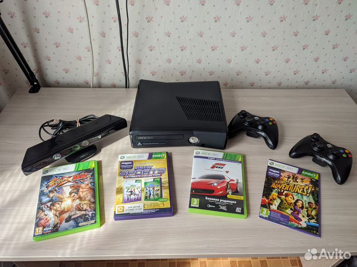 Приставка Xbox 360, Kinect, 250 GB