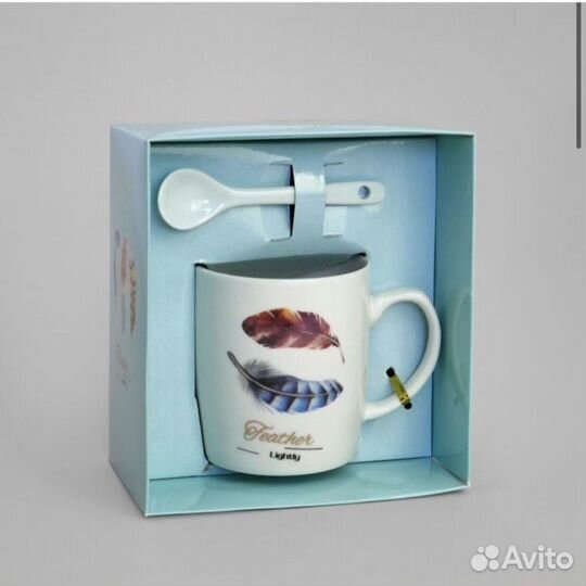 Кружка с ложкой