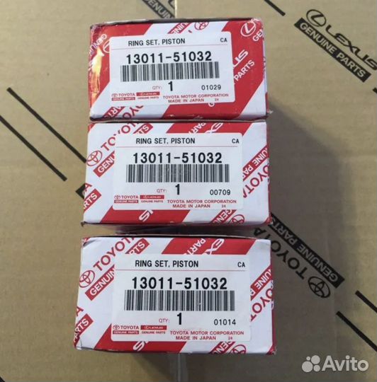 Toyota/Lexus 1VD-FTV колца поршневые 2015+