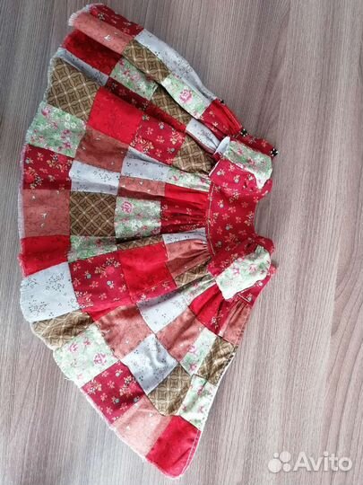 Лоскутные платье