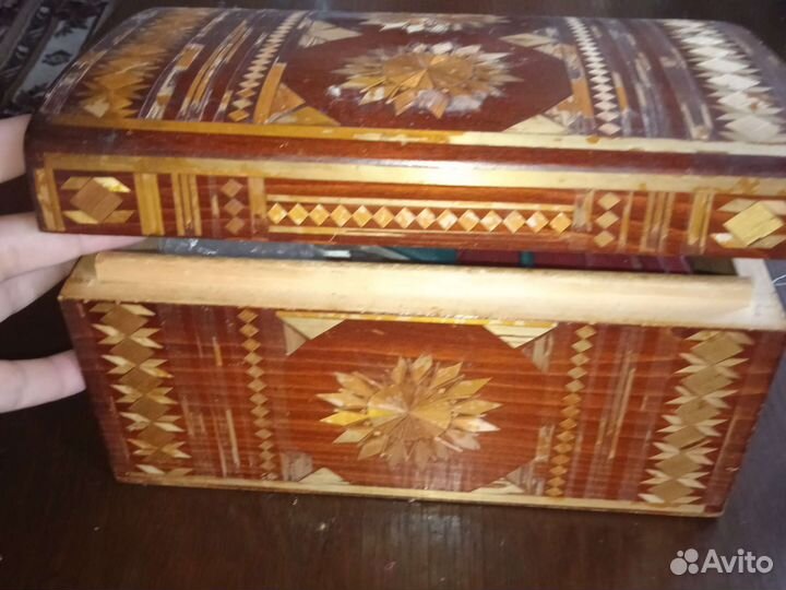 Шкатулка деревянная СССР