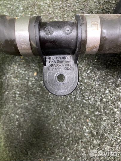 Патрубки отопителя, печки на Audi A8 (D4), 4H2