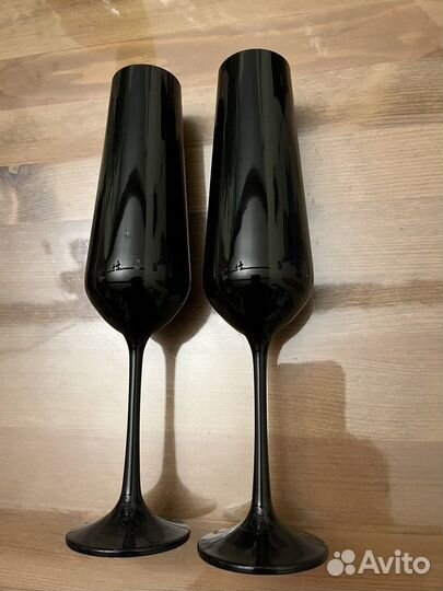 Фужер черный для шампанского