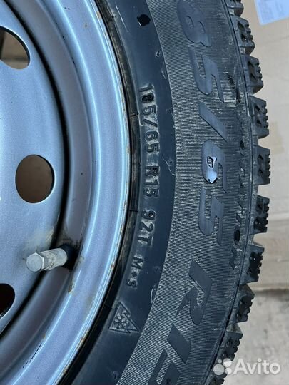 Зимняя резина r15 с дисками