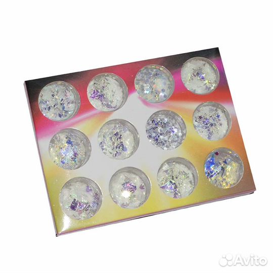 Блестки «Фигурные» лазерные, набор