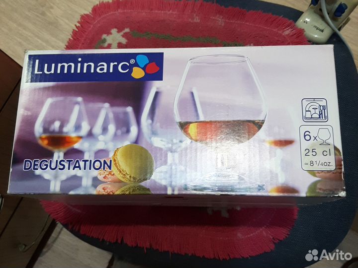Набор бокалов luminarc новый