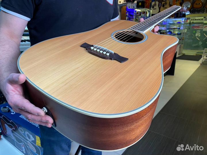 Электроакустическая гитара crafter DE-7/NC + чехол