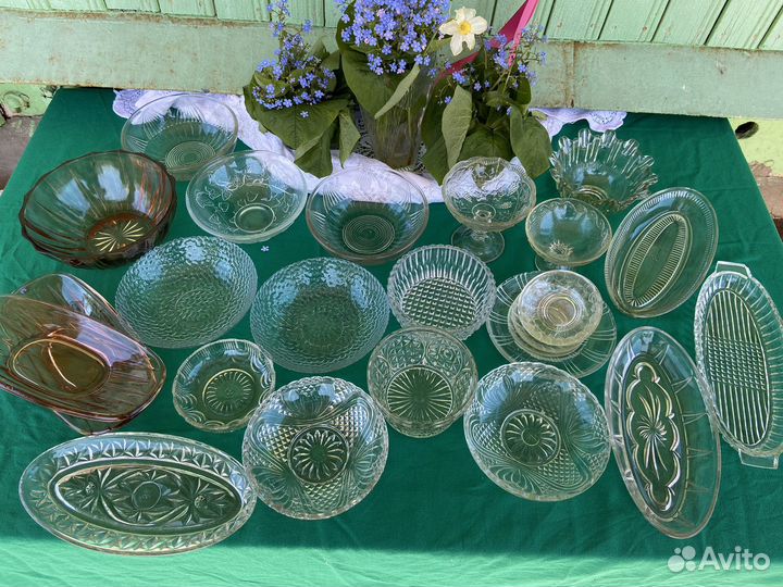 Стеклянная посуда СССР