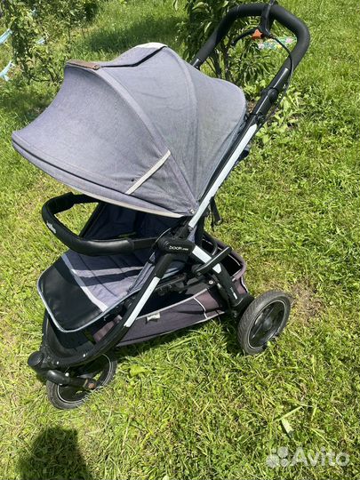 Коляска peg perego 3 в 1 book cross denim