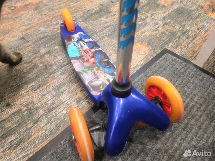 Самокат детский трехколесный бу