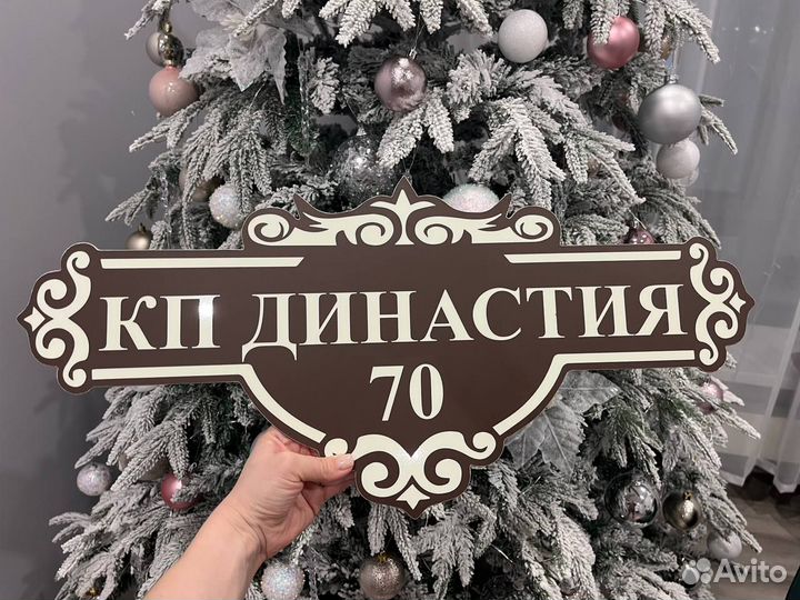 Любой текст на ваших табличках