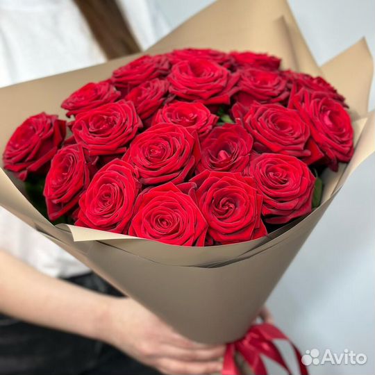 Красные розы букет цветов