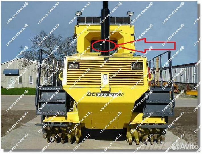 Стекло для мусорного уплотнителя Bomag DC 722 RB с