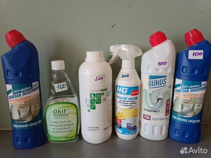 Чистящий гель для туалета и ванны