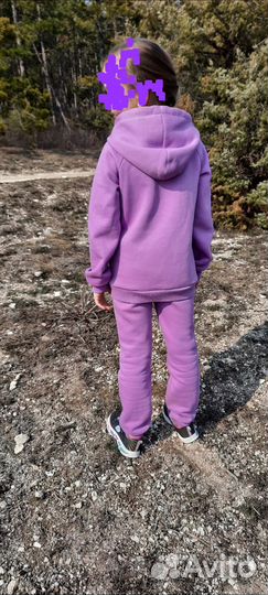 Спортивный костюм на флисе для девочки