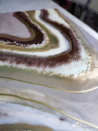 Картина из эпоксидной смолы 50х40см