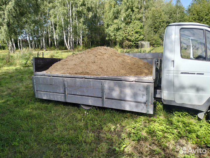 Песок щебень доставка газель