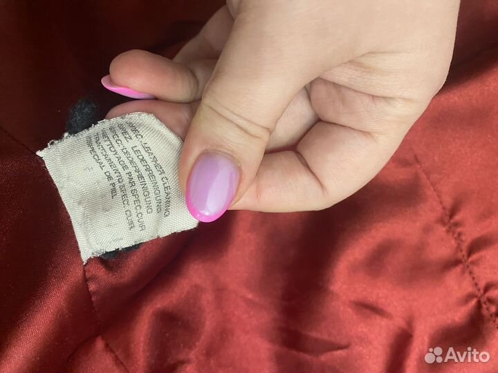 Кожаная куртка женская 54 размер