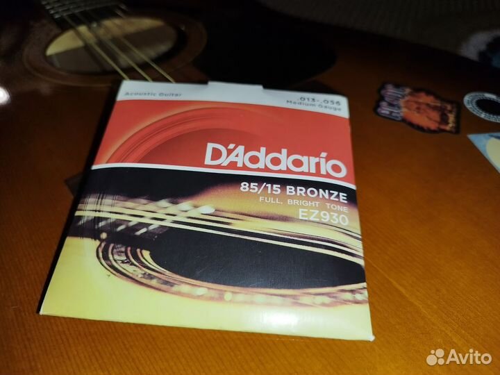 Струны D'addario для акустической гитары