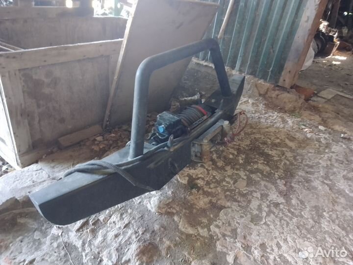 Бампер и лебедка