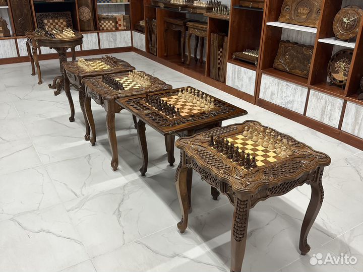 Нарды и шахматы из бука