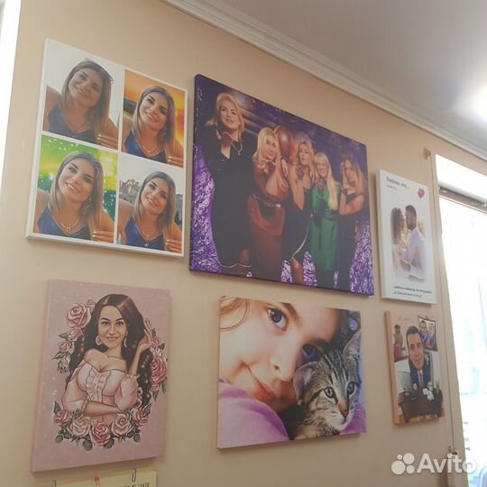 Печать на холсте / Портрет по фото / Баннеры