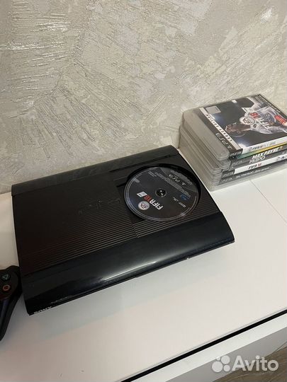 Sony playstation 3 super slim с дисками