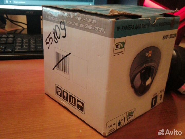 Камера видеонаблюдения купольная с Wi-Fi