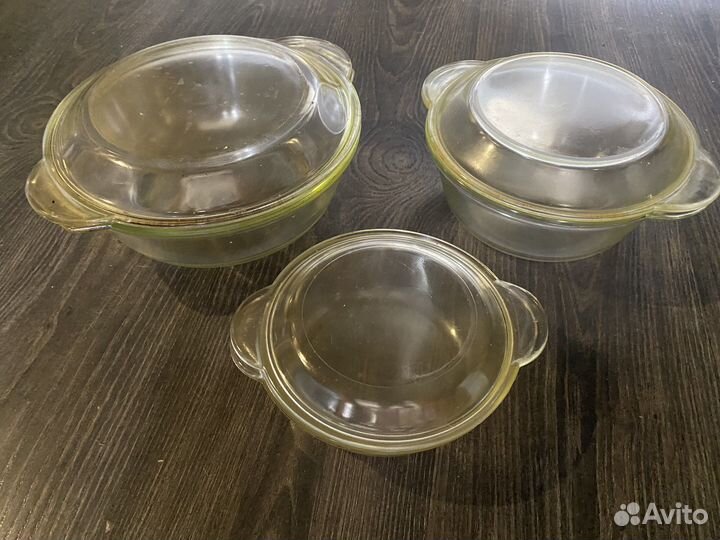 Набор посуды из жаропрочного стекла