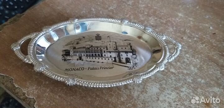Сувенир мини поднос из Монако