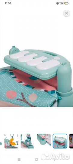 Игровой коврик с пианино