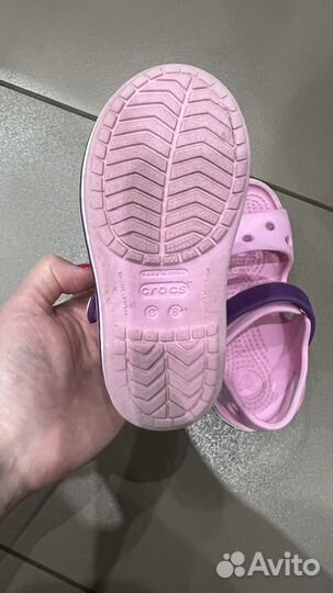 Crocs c8 сандали для девочки