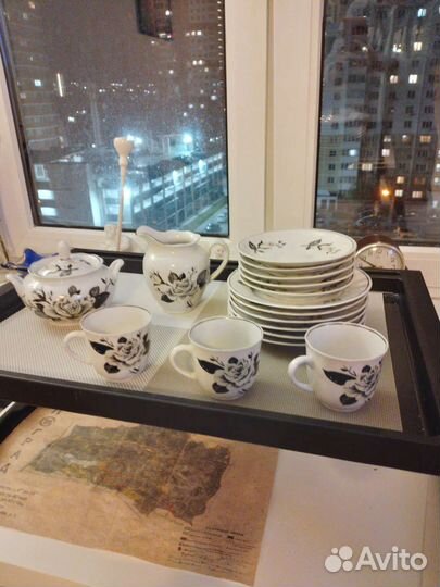 Кофейный и чайный сервизы вербилки СССР