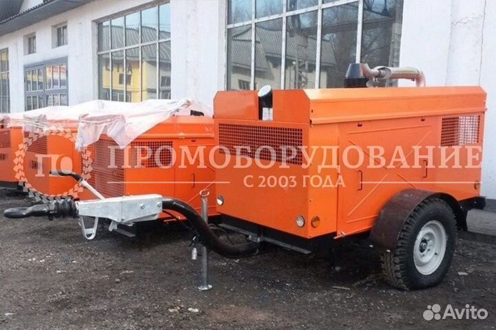 Дизельный компрессор зиф-пв-10/1,0