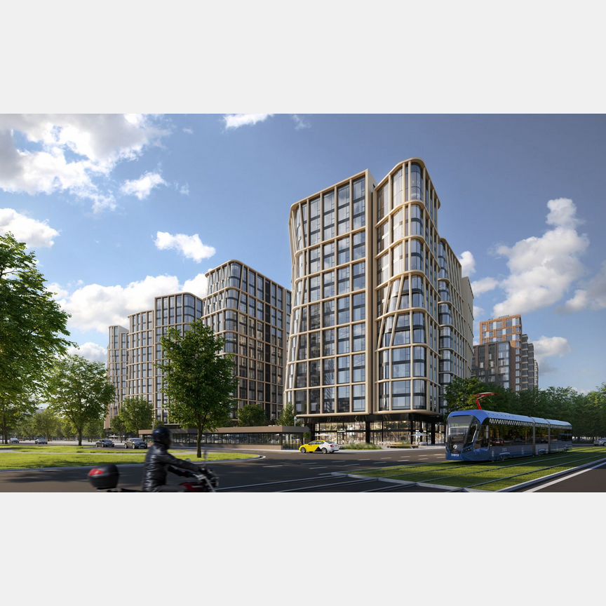 2-к. квартира, 66,7 м², 4/15 эт.