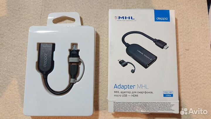 MHL адаптер Deppa для смартфонов micro USB - hdmi