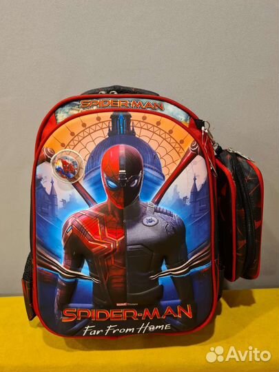 Школьный 3D рюкзак для мальчика человек паук
