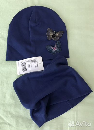 Новые шапка и снуд для девочки