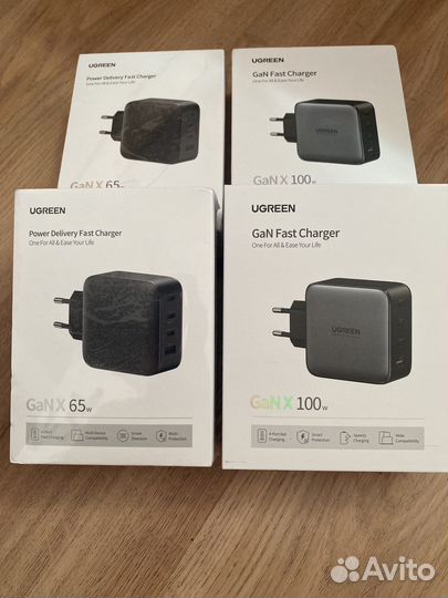 Зарядное устройство Ugreen 65W/100w