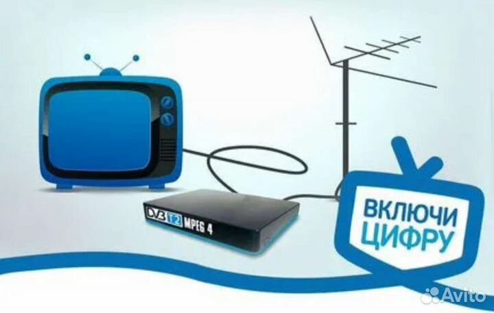 Цифровое тв DVB T2 - 20 каналов бесплатно навсегда