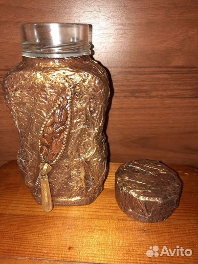 Банка для кофе. Ручная работа