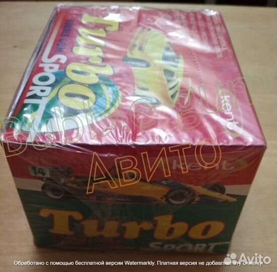 Запечатанный блок жвачка Turbo Kent sport 71-140